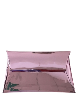 Mirror Metallic Clutch Bag MH080 LIGHT PINK